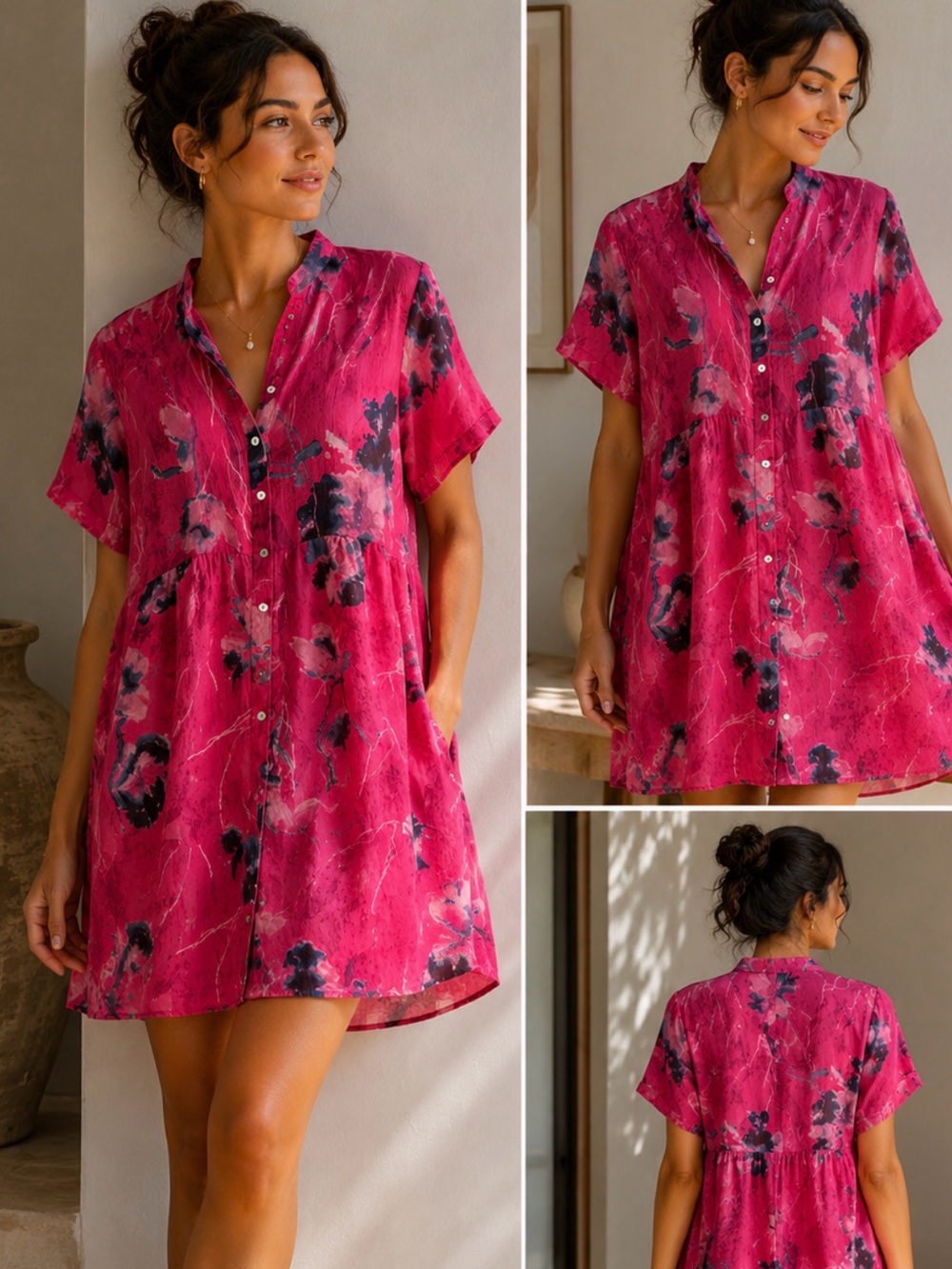 Italian Designer 100% Linen Dress